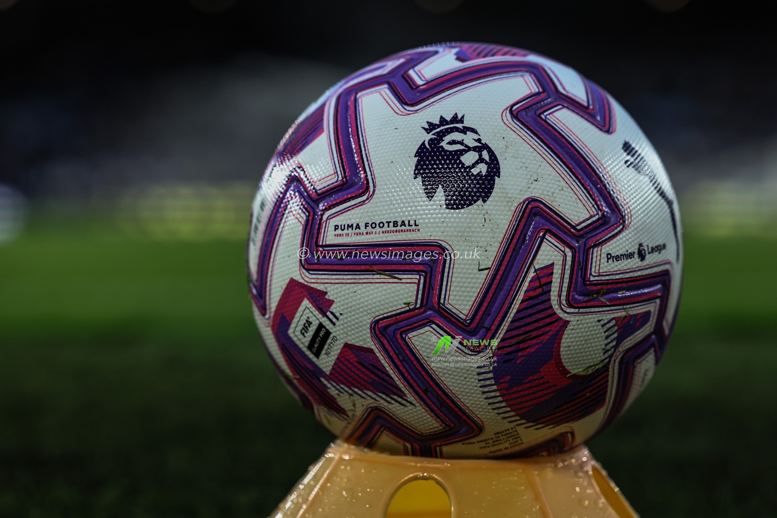 The 2025/26 Orbita Ultimate Premier League match ball during the Premier League match Leeds United vs Everton at Elland Road, Leeds, United Kingdom, 18th August 2025

(Photo by Mark Cosgrove/News Images)