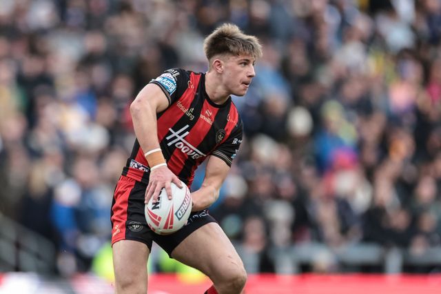 Ewan Irwin of Warrington Wolves during the Betfred Super League round 6 match Leeds Rhinos vs Warrington Wolves at AMT Headingley Stadium, Leeds, United Kingdom on 29 March 2026

(Photo by Mark Cosgrove/News Images)