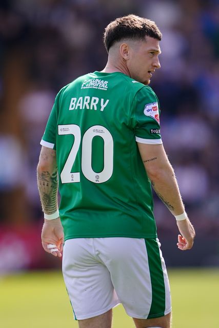 Louie Barry of Stockport County during the Sky Bet League One Playoffs Semi-Final match Stevenage vs Stockport County at Lamex Stadium, Stevenage, United Kingdom on 09 May 2026

(Photo by Harvey Murphy/News Images)