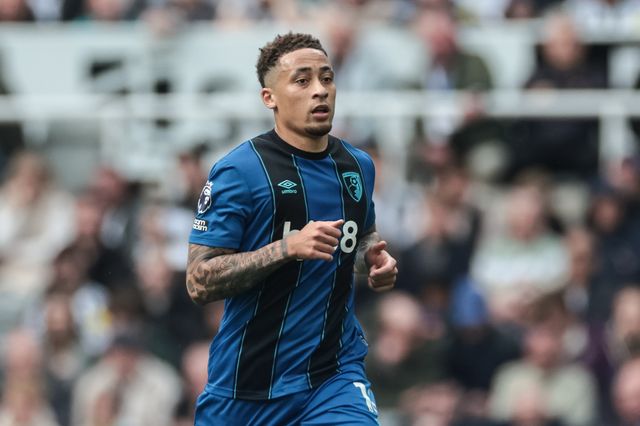 Marcus Tavernier of Bournemouth during the Premier League match Newcastle Untied vs Bournemouth at St. James's Park, Newcastle, United Kingdom on 18 April 2026

(Photo by Mark Cosgrove/News Images)