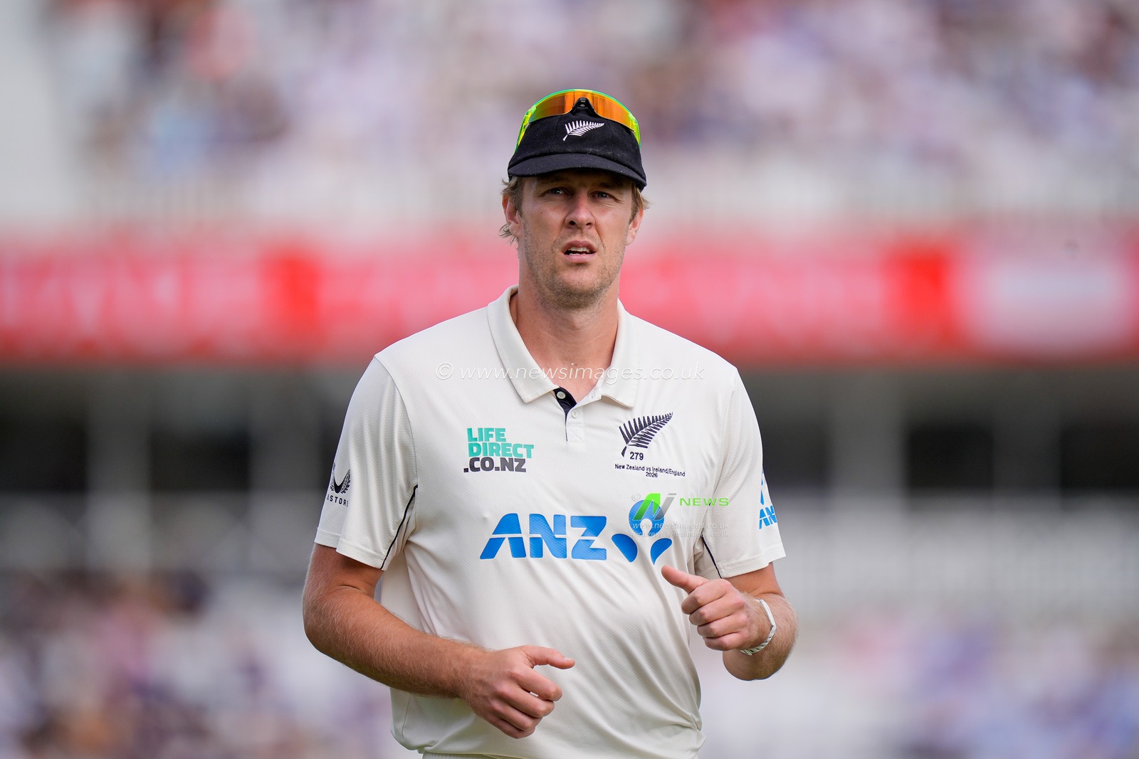 Kyle Jamieson of New Zealand during the 3rd Rothesay Test Match Day 4 match England vs New Zealand at Trent Bridge, Nottingham, United Kingdom on 28 June 2026

(Photo by Maynard Manyowa/News Images)