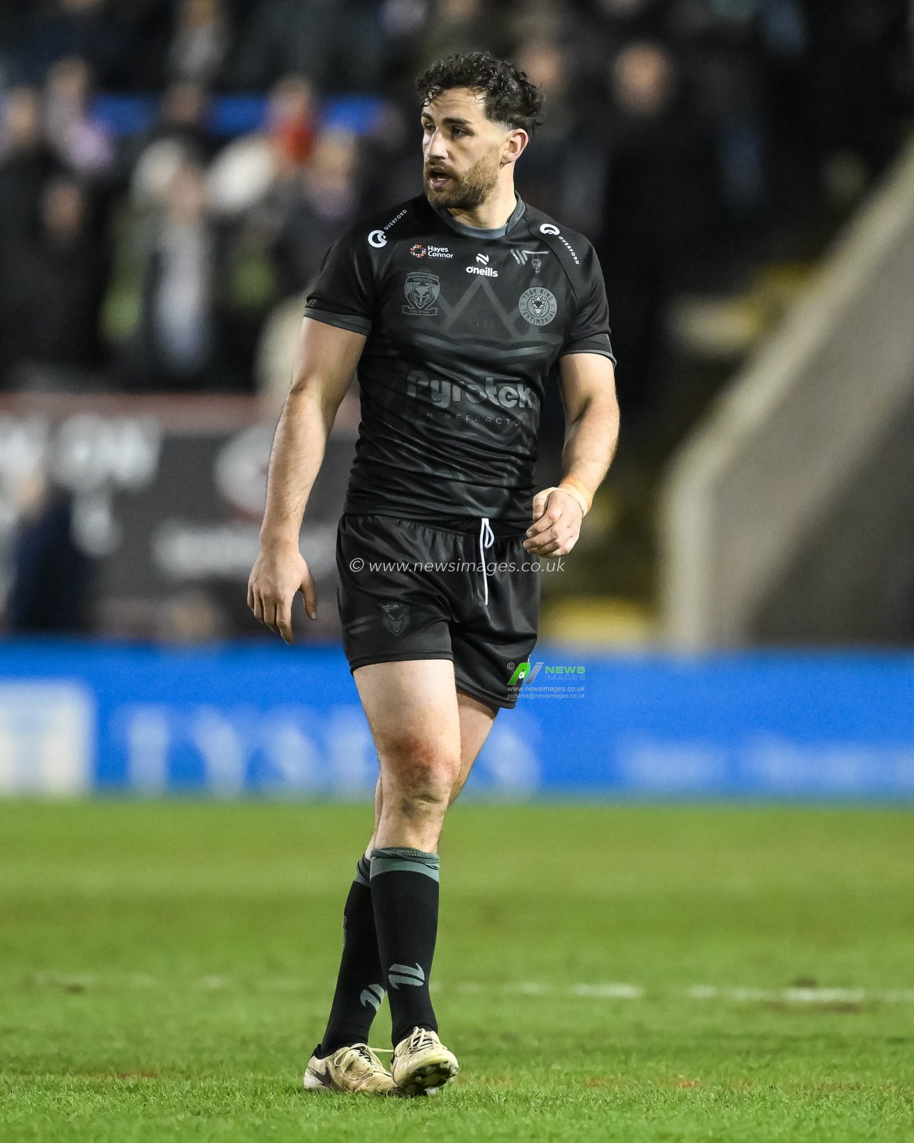 Toby King of Warrington Wolves during the Toby King's Testimonial match Warrington Wolves vs Leigh Leopards at Halliwell Jones Stadium, Warrington, United Kingdom, 1st February 2025

(Photo by Craig Thomas/News Images)