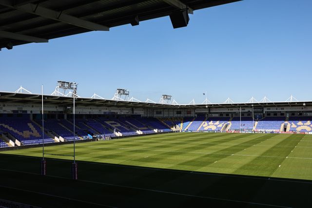 A general view of The Halliwell Jones Stadium during the Betfred Super League round 9 match Warrington Wolves vs Wigan Warriors at The Halliwell Jones Stadium, Warrington, United Kingdom on 24 April 2026

(Photo by Mark Cosgrove/News Images)