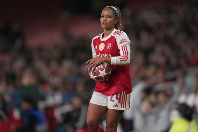 Taylor Hinds of Arsenal during the UEFA Women's Champions League Quarter-finals match Arsenal vs Chelsea at Arsenal Stadium, London, United Kingdom on 24 March 2026

(Photo by Harvey Murphy/News Images)
