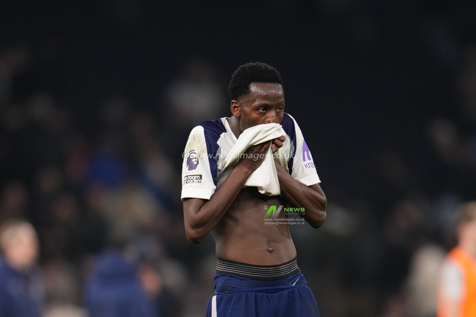 Pape Matar Sarr of Tottenham Hotspur at full time during the Premier League match Tottenham Hotspur vs Crystal Palace at Tottenham Hotspur Stadium, London, United Kingdom on 05 March 2026

(Photo by Harvey Murphy/News Images)