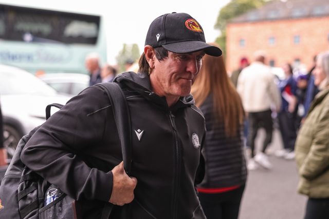 Ryan Sheridan interim head-coach of Catalan Dragons arrives during the Betfred Super League round 11 match Wakefield Trinity vs Catalans Dragons at DIY Kitchens Stadium, Wakefield, United Kingdom on 15 May 2026

(Photo by Mark Cosgrove/News Images)