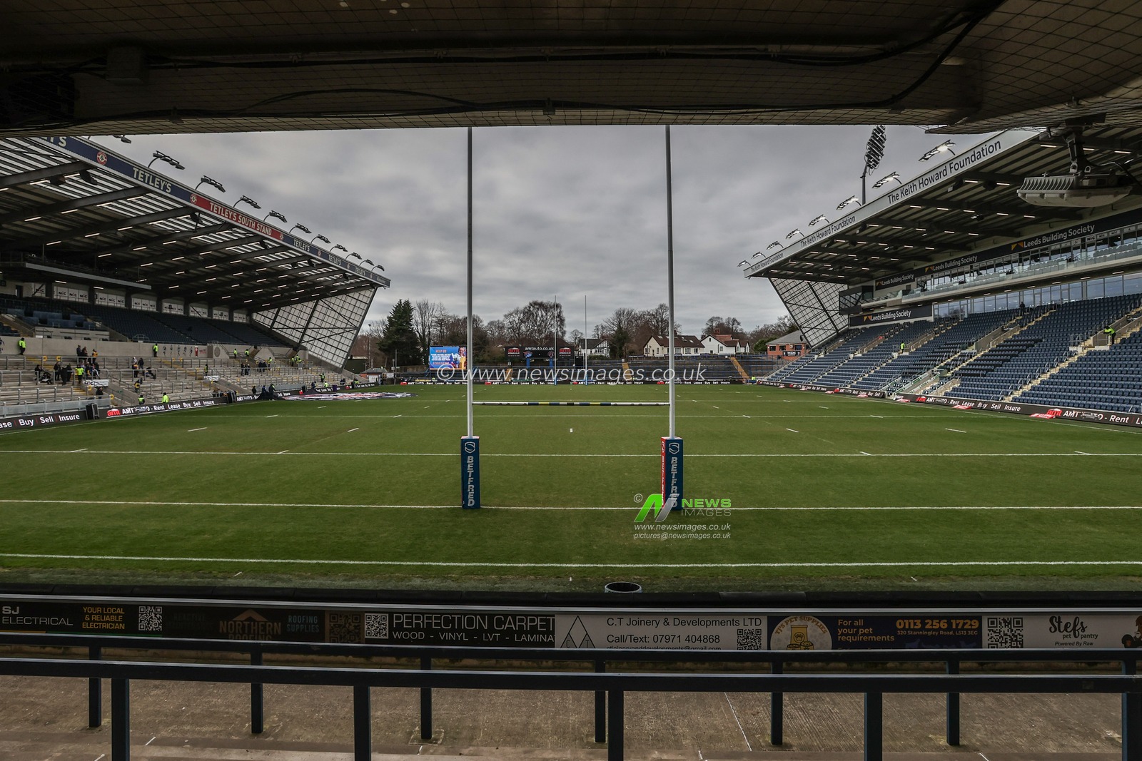 A general view of Headingley Stadium during the Betfred Super League Round 3 match Leeds Rhinos vs Castleford Tigers at Headingley Stadium, Leeds, United Kingdom, 2nd March 2025

(Photo by Alfie Cosgrove/News Images)