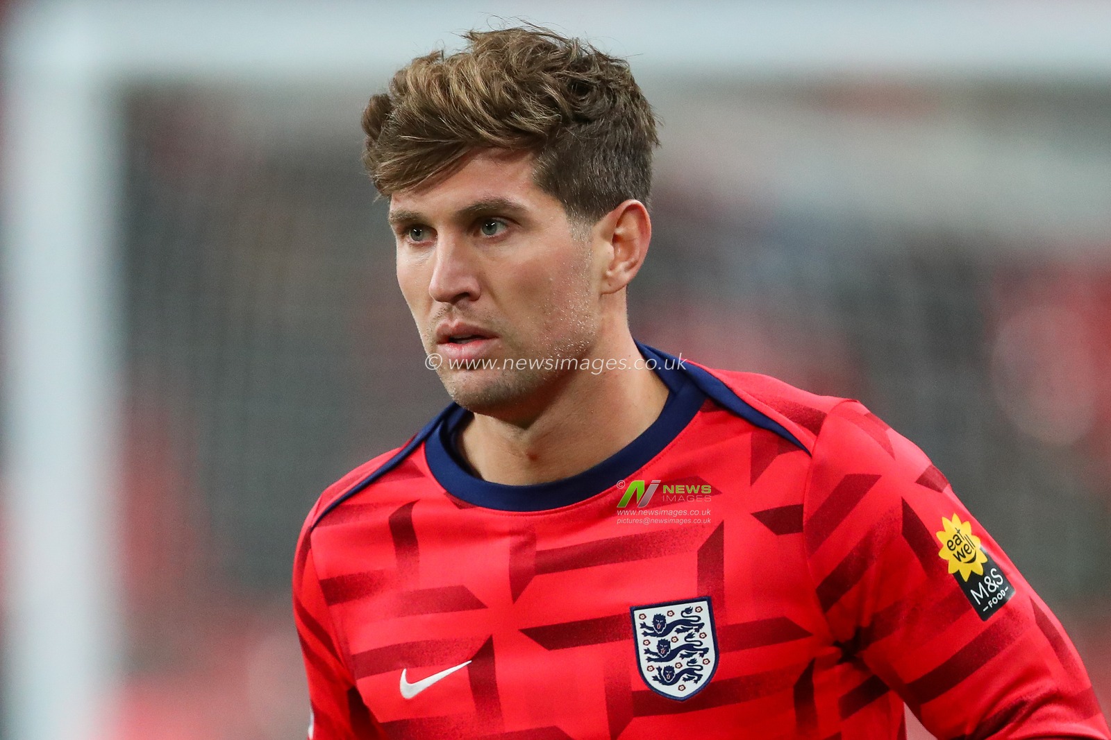 John Stones of England during warms up prior to the UEFA Nations League - League B - Group B2 - match England vs Greece at Wembley Stadium, London, United Kingdom, 10th October 2024

(Photo by Gareth Evans/News Images)