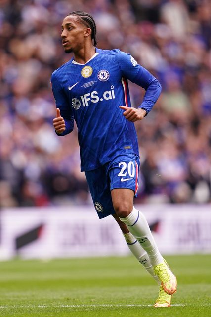 Joao Pedro of Chelsea during the Emirates FA Cup Final match Chelsea vs Manchester City at Wembley Stadium, London, United Kingdom on 16 May 2026

(Photo by Harvey Murphy/News Images)