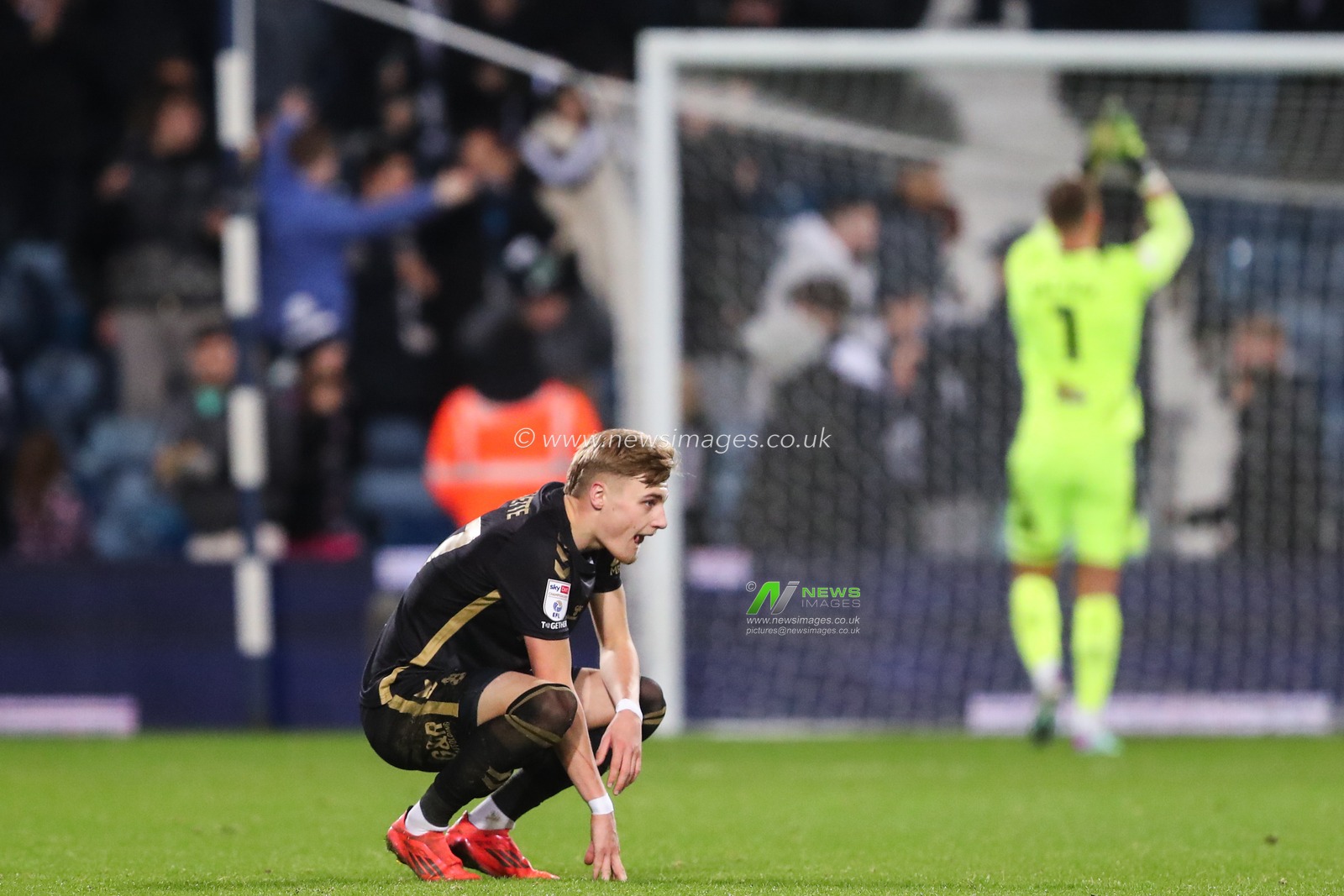 Norman Bassette of Coventry City reacts to his team's loss after the Sky Bet Championship match West Bromwich Albion vs Coventry City at The Hawthorns, West Bromwich, United Kingdom, 11th December 2024

(Photo by Gareth Evans/News Images)