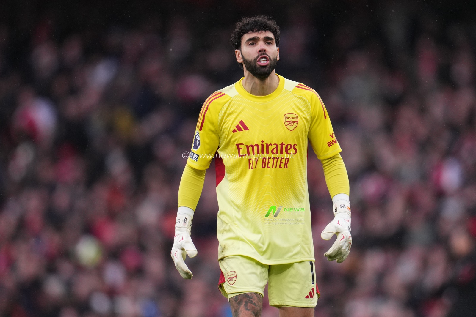 David Raya of Arsenal during the Premier League match Arsenal vs Sunderland at Emirates, London, United Kingdom on 07 February 2026

(Photo by Harvey Murphy/News Images)