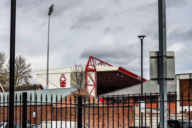 A general view of City Ground ahead of the Premier League match Nottingham Forest vs Fulham at City Ground, Nottingham, United Kingdom on 15 March 2026

(Photo by Alfie Cosgrove/News Images)