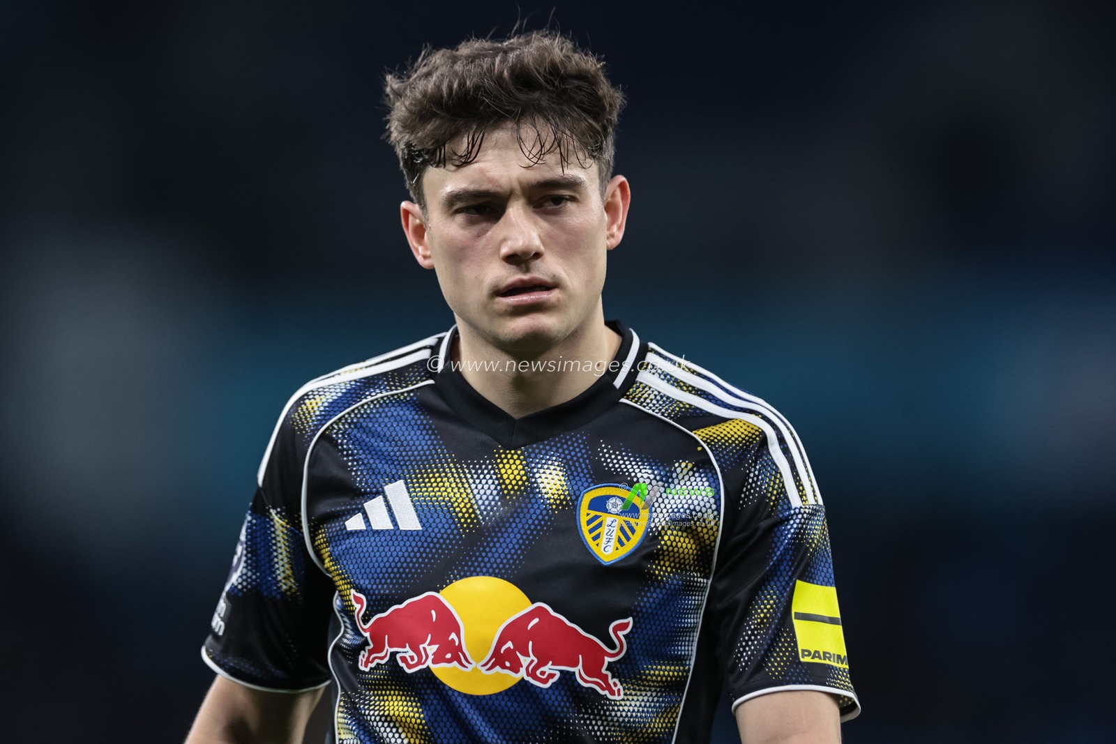 Daniel James of Leeds United during the Premier League match Manchester City vs Leeds United at Etihad Stadium, Manchester, United Kingdom, 29th November 2025

(Photo by Mark Cosgrove/News Images)

*** GER AUT SUI OUT ***