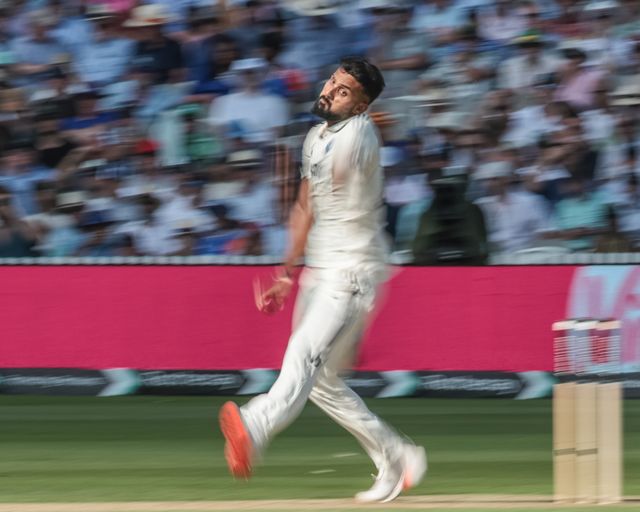 Akash Deep of India delivers the ball during the 3rd Rothesay Test Match Day 1 England v India at Lords, London, United Kingdom, 10th July 2025

(Photo by Mark Cosgrove/News Images)