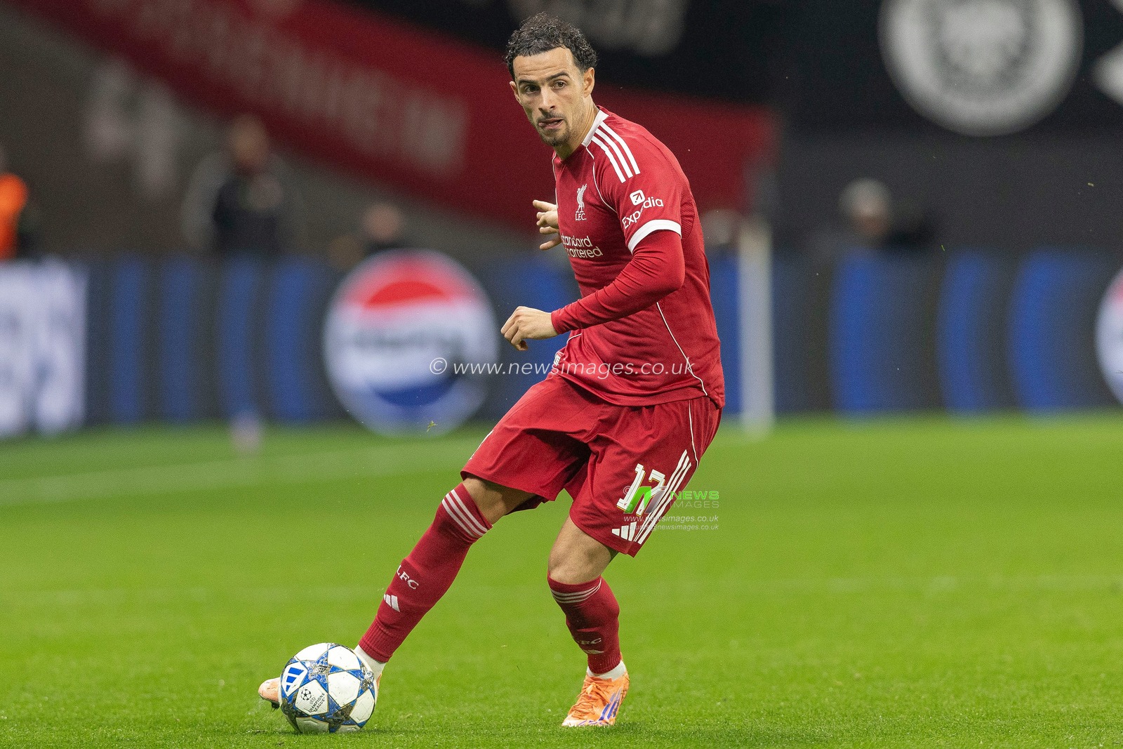Curtis Jones of Liverpool during the UEFA Champions League Matchday 3 of 8 Eintracht Frankfurt vs Liverpool at Deutsche Bank Park, Frankfurt, Germany, 22nd October 2025

(Photo by Ian Stephen/News Images)