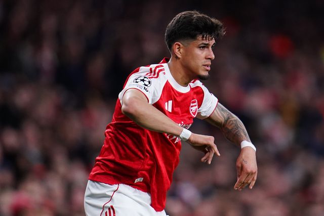 Piero Hincapie of Arsenal during the UEFA Champions League Quarter Finals match Arsenal vs Sporting CP at Arsenal stadium, London, United Kingdom on 15 April 2026

(Photo by Harvey Murphy/News Images)