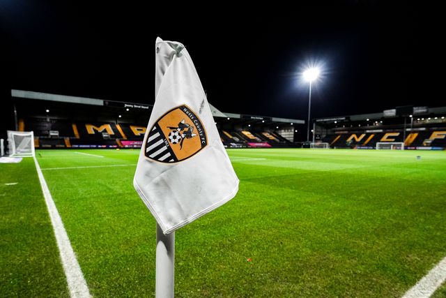 A general view of the pitch and corner flag ahead of the Sky Bet League Two match Notts County vs Swindon Town at Meadow Lane, Nottingham, United Kingdom on 27 January 2026

(Photo by Maynard Manyowa/News Images)