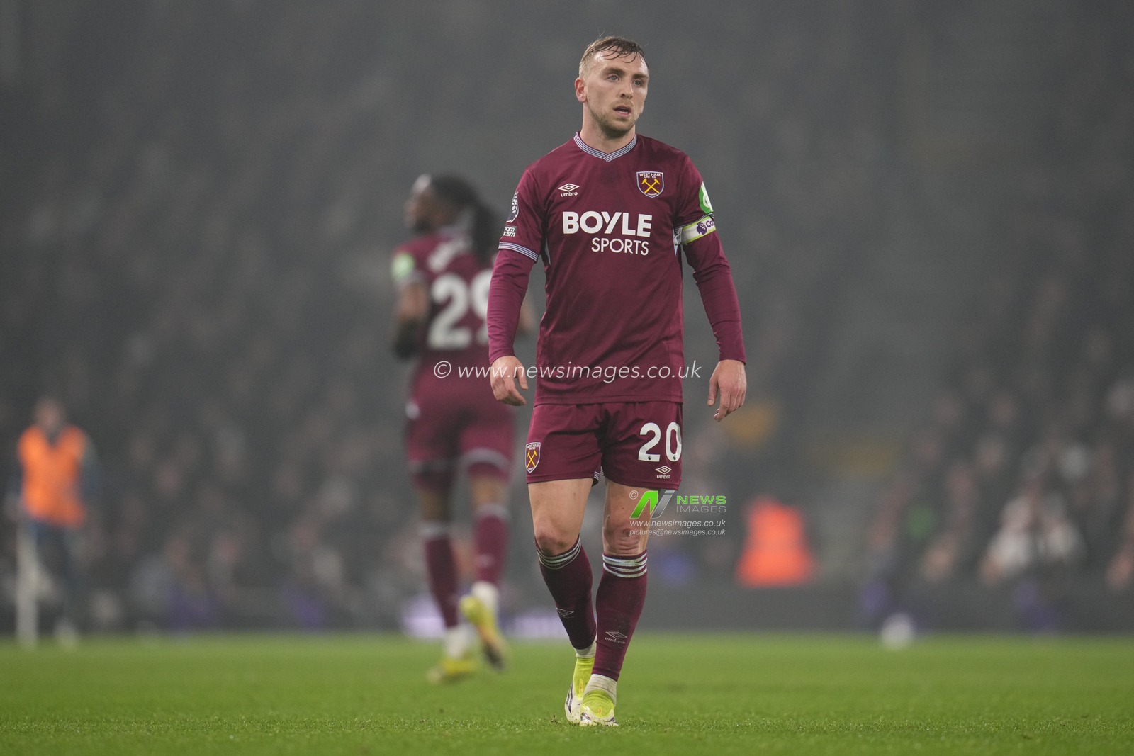 Jarrod Bowen of West Ham United during the Premier League match Fulham vs West Ham United at Craven Cottage, London, United Kingdom on 04 March 2026

(Photo by Harvey Murphy/News Images)