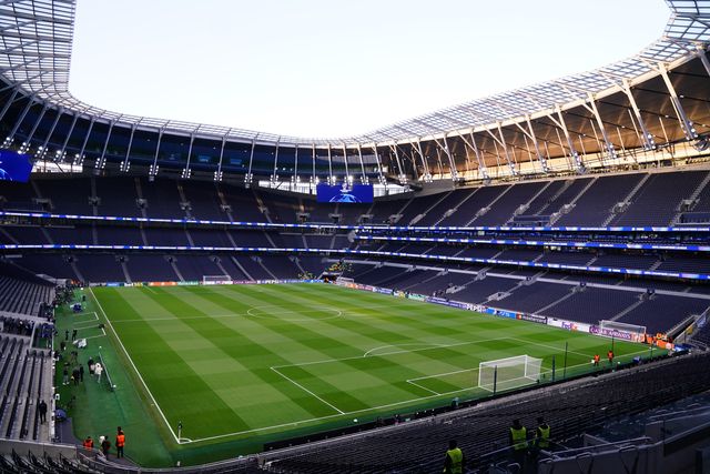 General view of the Tottenham Hotspur Stadium ahead of the UEFA Champions League match Tottenham Hotspur vs Atletico Madrid at Tottenham Hotspur Stadium, London, United Kingdom on 18 March 2026

(Photo by Harvey Murphy/News Images)