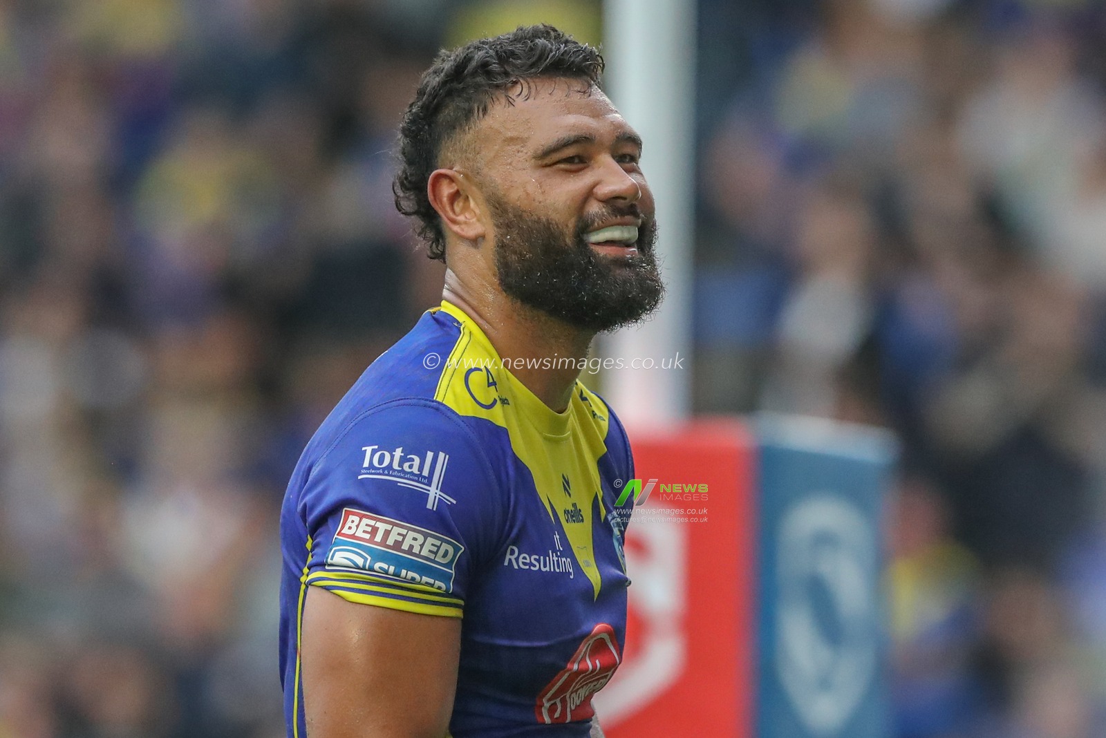 Zane Musgrove of Warrington Wolves during the Betfred Super League Round 25 match Warrington Wolves vs St Helens at Halliwell Jones Stadium, Warrington, United Kingdom, 7th September 2024

(Photo by Alfie Cosgrove/News Images)