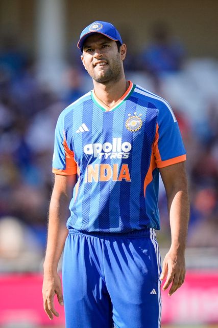 Shivam Dube of India during the Third Vitality T20 International match England vs India at Trent Bridge, Nottingham, United Kingdom on 07 July 2026

(Photo by Maynard Manyowa/News Images)
