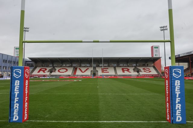 A general view of The Sewell Group Craven Park during the Betfred Super League round 7 match Hull KR vs Hull FC at Sewell Group Craven Park, Hull, United Kingdom on 03 April 2026

(Photo by Mark Cosgrove/News Images)
