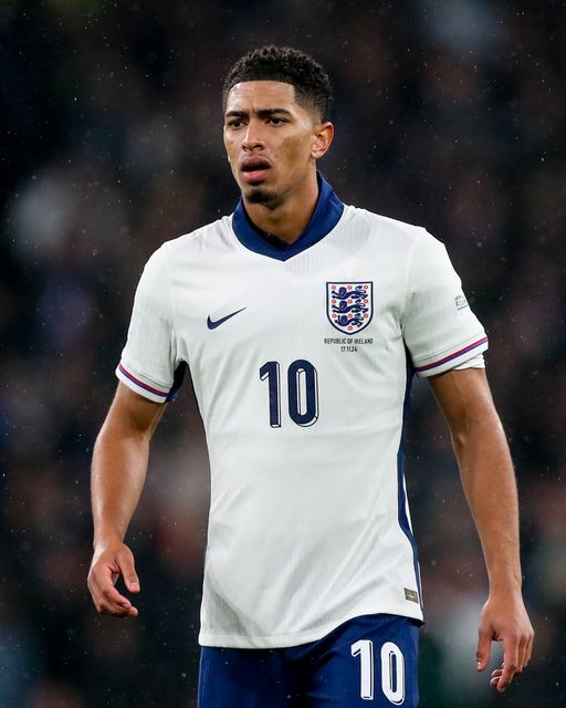 Jude Bellingham of England during the UEFA Nations League, League B - Group 2 match England vs Republic of Ireland at Wembley Stadium, London, United Kingdom, 17th November 2024

(Photo by Gareth Evans/News Images)