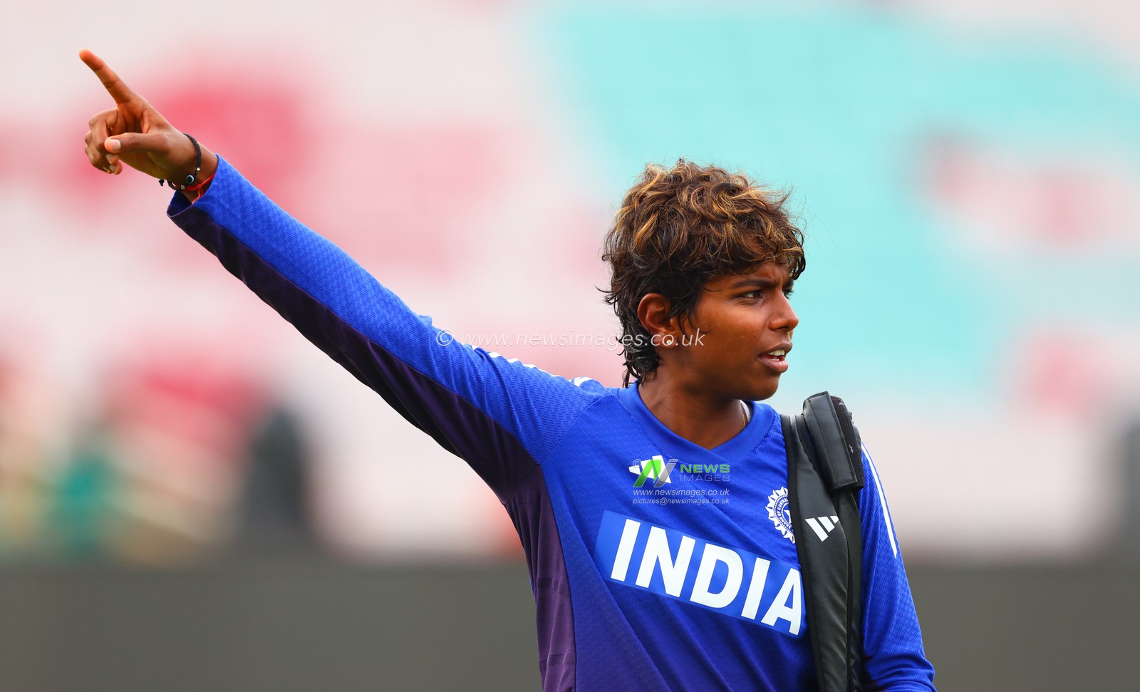 Arundhati Reddy of India during the ICC Women's World Cup pre match training session India vs Australia at Dr. D.Y. Patil Sports Academy, Navi Mumbai, India, 29th October 2025

(Photo by Shubhajit Roy Karmakar/News Images)