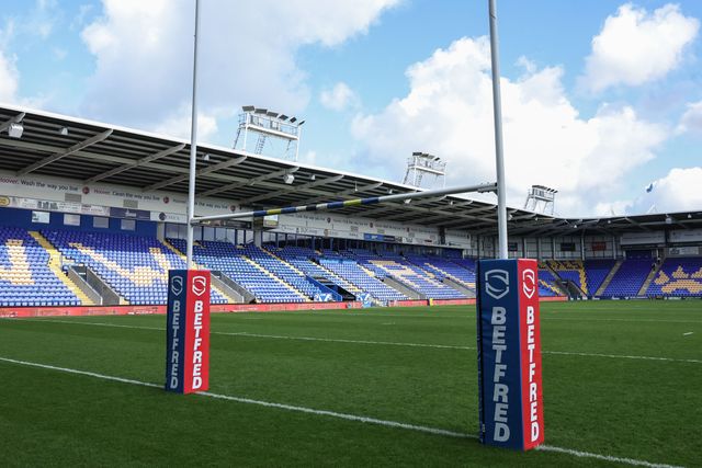 A general view of The Halliwell Jones Stadium during the Betfred Challenge Cup round 4 match Goole Vikings vs Warrington Wolves at The Halliwell Jones Stadium, Warrington, United Kingdom on 14 March 2026

(Photo by Mark Cosgrove/News Images)