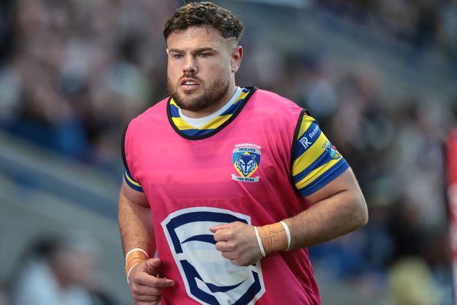 Joe Philbin of Warrington Wolves during the Betfred Super League round 9 match Warrington Wolves vs Wigan Warriors at The Halliwell Jones Stadium, Warrington, United Kingdom on 24 April 2026

(Photo by Mark Cosgrove/News Images)