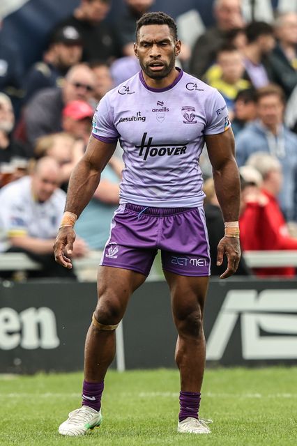 Rodrick Tai of Warrington Wolves during the Betfred Super League Round 11 match Wakefield Trinity vs Warrington Wolves at DIY Kitchens Stadium, Wakefield, United Kingdom, 18th May 2025

(Photo by Alfie Cosgrove/News Images)