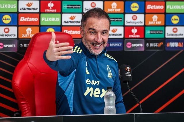 Vitor Pereira manager of Nottingham Forest speaks to the press during the Nottingham Forest pre-match press conference ahead of their UEFA Europa League last 16 match against FC Midtjylland at The Nigel Doughty Academy, Nottingham, United Kingdom on 11 March 2026

(Photo by Alfie Cosgrove/News Images)