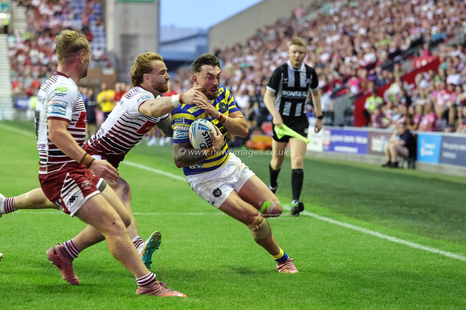 Betfred Super League round 18 Wigan Warriors v Warrington Wolves