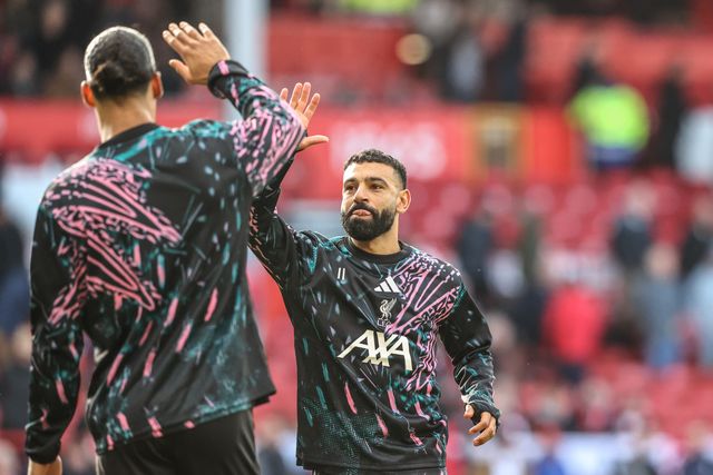 Mohamed Salah of Liverpool in the pregame warmup session during the Premier League match Nottingham Forest vs Liverpool at City Ground, Nottingham, United Kingdom on 22 February 2026

(Photo by Alfie Cosgrove/News Images)