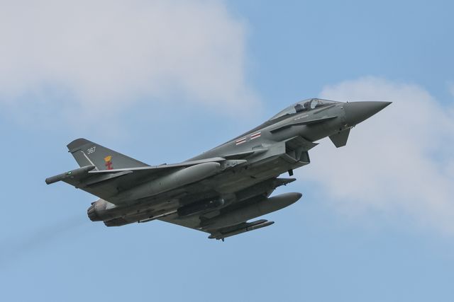 RAF Eurofighter Typhoon FGR4 at RAF Coningsby