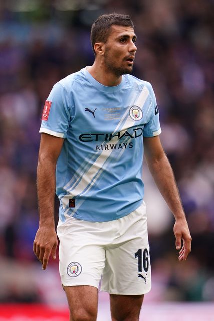 Rodri of Manchester City during the Emirates FA Cup Final match Chelsea vs Manchester City at Wembley Stadium, London, United Kingdom on 16 May 2026

(Photo by Harvey Murphy/News Images)