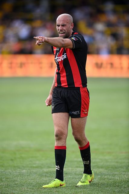 James Harrison of Warrington Wolves during the Betfred Super League round 21 match Castleford Tigers vs Warrington Wolves at OneBore Stadium, Castleford, Untied Kingdom on 01 August 2026

(Photo by Ben Roberts/News Images)
