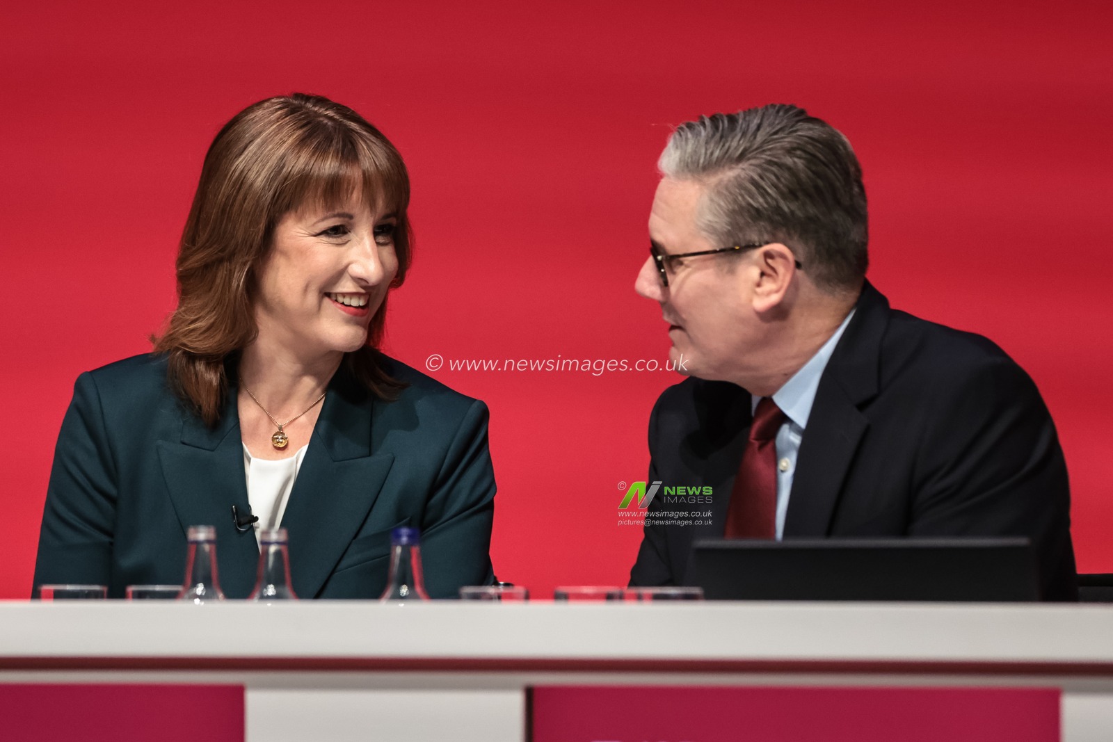 Sir Keir Starmer, Prime Minister of the United Kingdom of Great Britain and Northern Ireland and Rachel Reeves MP, Chancellor of the Exchequer after her speech during the labour Party Annual Conference 2025 Day 2 at The ACC, Liverpool, United Kingdom, 29th September 2025

(Photo by Mark Cosgrove/News Images)