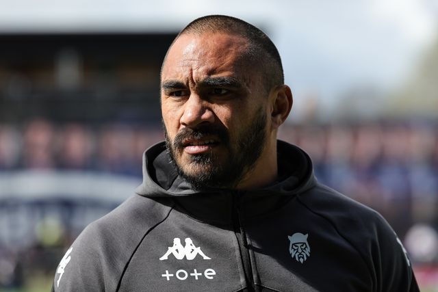 Thomas Leuluai Wigan Warriors first coach during the Betfred Challenge Cup Quarter Final match Wakefield Trinity vs Wigan Warriors at DIY Kitchens Stadium, Wakefield, United Kingdom on 12 April 2026

(Photo by Mark Cosgrove/News Images)