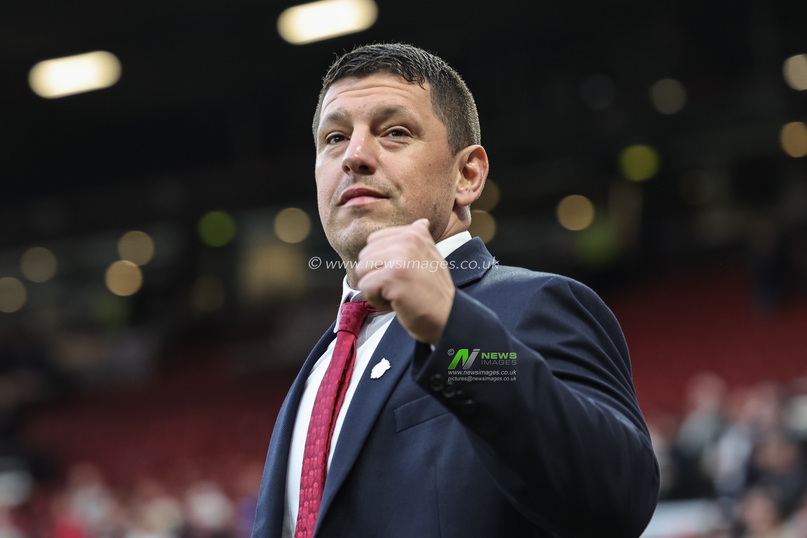 Matt Peet Head Coach of Wigan Warriors during the 2025 Betfred Super League Grand Final Hull KR v Wigan Warriors at Old Trafford, Manchester, United Kingdom, 11th October 2025

(Photo by Mark Cosgrove/News Images)