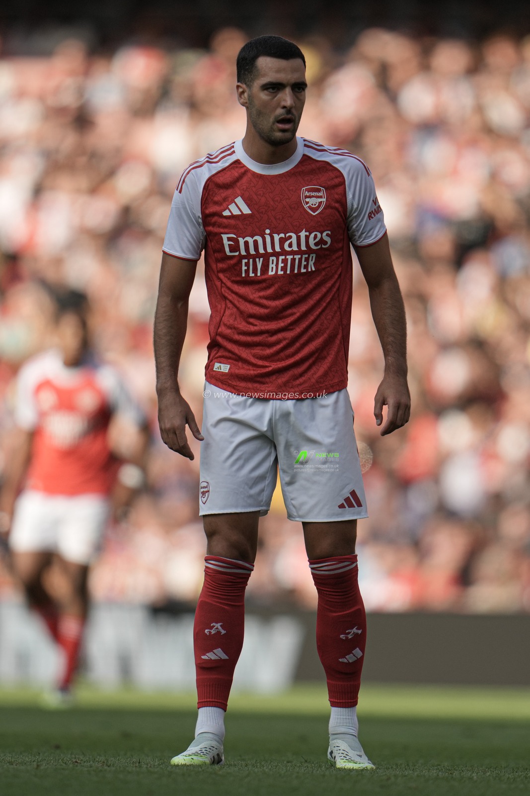 Mikel Merino of Arsenalduring the Pre-season friendly match Arsenal vs Villarreal at Emirates Stadium, London, United Kingdom, 6th August 2025

(Photo by Harvey Murphy/News Images)