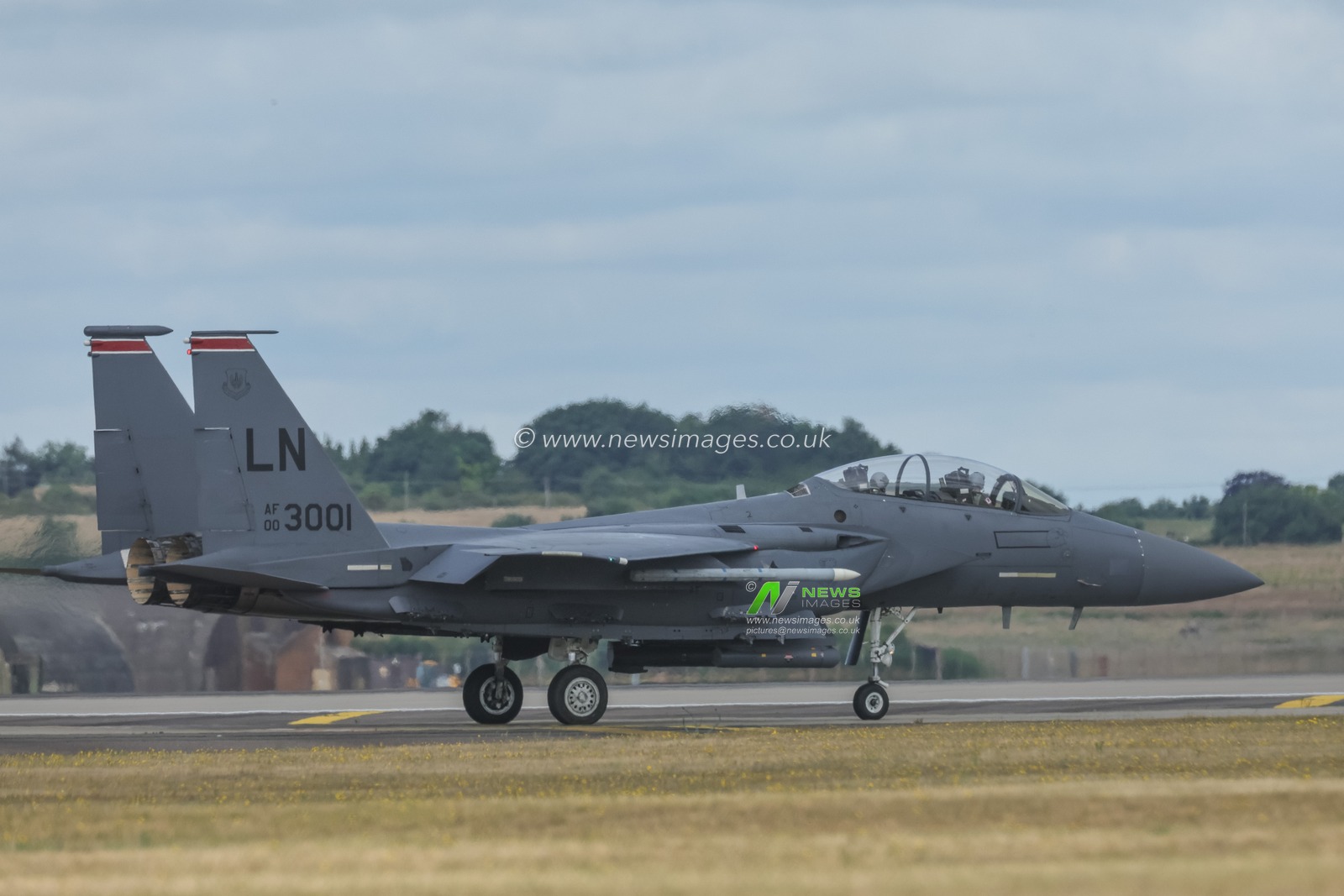 United States Air Force McDonnell Douglas, F-15 Eagle take off and land at RAF Lakenheath, Lakenheath, United Kingdom, 26th June 2025

(Photo by Mark Cosgrove/News Images)