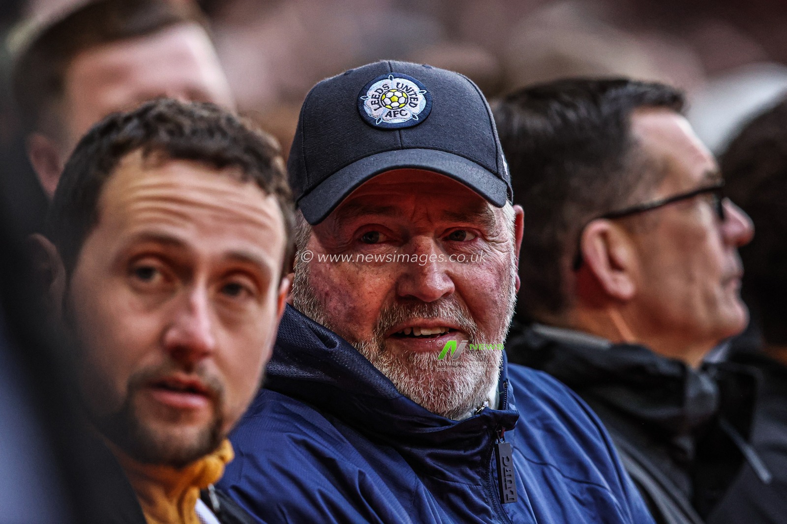 Leeds United fans during the Premier League match Nottingham Forest vs Leeds United at City Ground, Nottingham, United Kingdom, 9th November 2025

(Photo by Alfie Cosgrove/News Images)

*** GER AUT SUI OUT ***