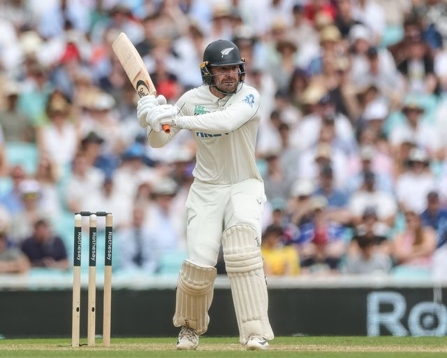 Tom Blundell of New Zealand in batting action during the 2nd Rothesay Test Match Day 4 match England vs New Zealand at The Kia Oval, London, United Kingdom on 20 June 2026

(Photo by Mark Cosgrove/News Images)