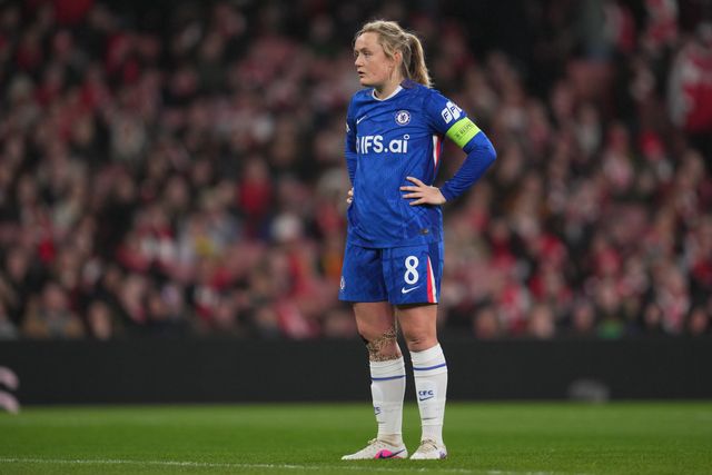 Erin Cuthbert of Chelsea during the UEFA Women's Champions League Quarter-finals match Arsenal vs Chelsea at Arsenal Stadium, London, United Kingdom on 24 March 2026

(Photo by Harvey Murphy/News Images)