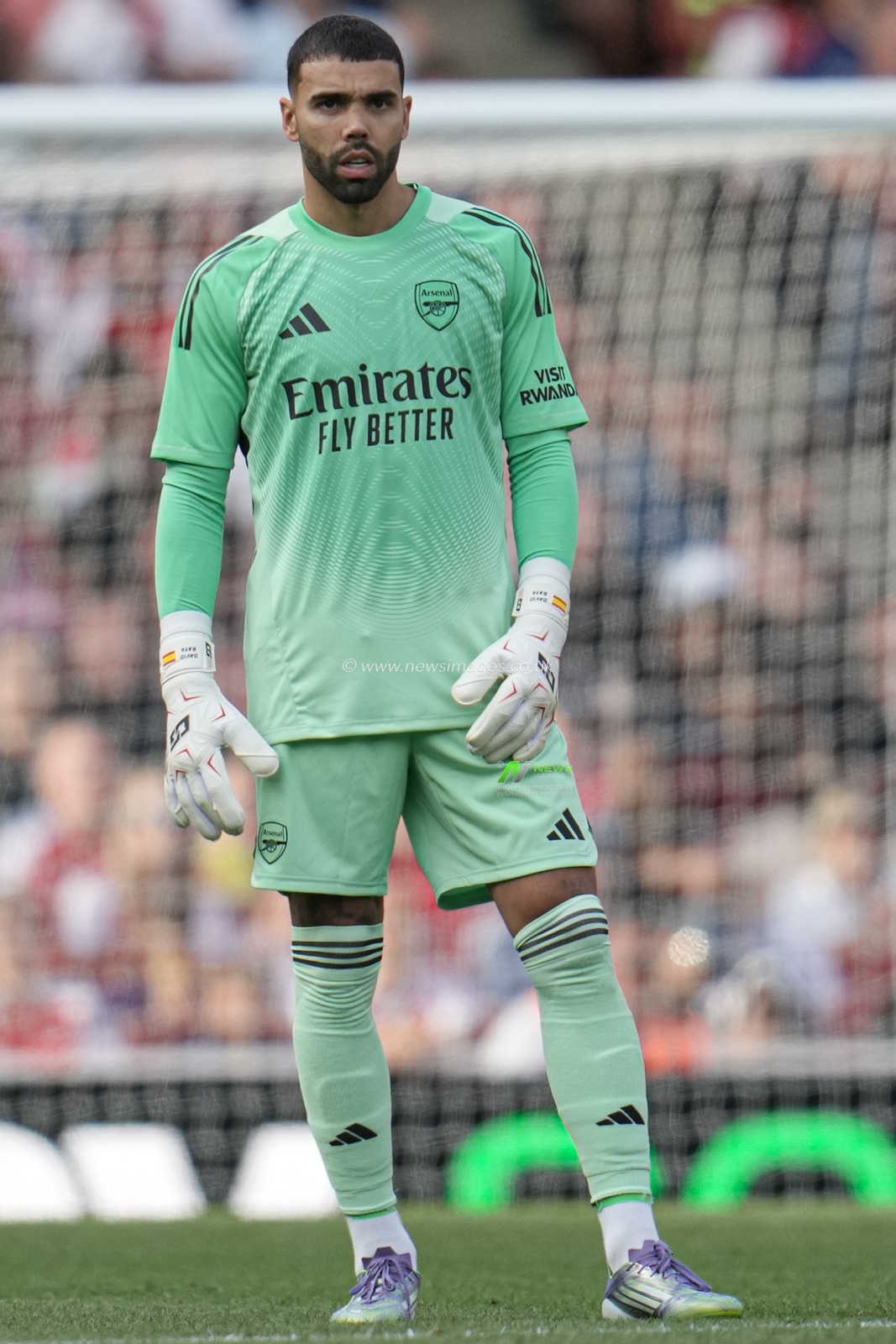 David Raya of Arsenal during the Pre-season friendly match Arsenal vs Villarreal at Emirates Stadium, London, United Kingdom, 6th August 2025

(Photo by Harvey Murphy/News Images)