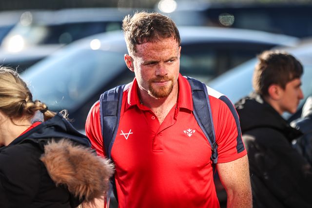 Joe Burgess of Hull KR arrives during the Betfred Super League round 10 match Hull KR vs Castleford Tigers at Sewell Group Craven Park, Hull, United Kingdom on 30 April 2026

(Photo by Alfie Cosgrove/News Images)