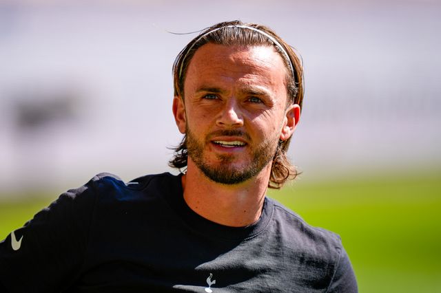 James Maddison of Tottenham Hotspur in the pregame warmup session  during the Premier League match Wolverhampton Wanderers vs Tottenham Hotspur at Molineux, Wolverhampton, United Kingdom on 25 April 2026

(Photo by Maynard Manyowa/News Images)