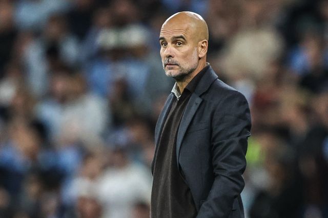 Pep Guardiola manager of Manchester City during the UEFA Champions League 2025/26 Phase MD1 Manchester City vs Napoli League at The City of Manchester Stadium, Manchester, United Kingdom, 18th September 2025

(Photo by Alfie Cosgrove/News Images)