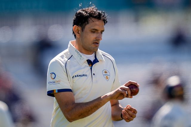 during the County Championship Division Two Derbyshire vs Gloucestershire at The Central Co-Op County Ground, Derby, United Kingdom on 24 April 2026

(Photo by Maynard Manyowa/News Images)